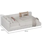 Кровать односпальная мягкая с ортопедической решеткой КВАДРО-М, 90х200