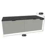 Тумба напольная, 2 ящика R502