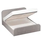Кровать двуспальная мягкая МАЛЬТА с подъемным механизмом, 140x200