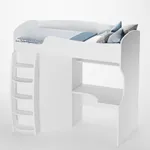 Кровать-чердак с рабочей зоной P906, 90x200