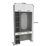 Столик туалетный с антресолью и стеллажом LG415