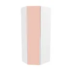 Шкаф угловой разносторонний, фасады в эмали LE218 L/R