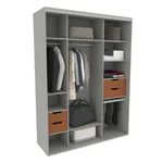 Шкаф-купе U182 тип 3 МДФ/зеркало