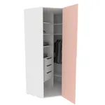 Шкаф угловой, фасады в эмали LE209.60 L/R