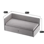 Кровать со вторым выдвижным спальным местом  RUBY М2