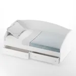 Кровать односпальная с ящиками P902N, 90x190