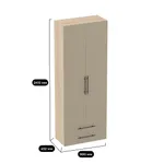 Шкаф двустворчатый с ящиками L211.44