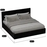 Кровать двуспальная мягкая ВЕРСАЛ с подъемным механизмом, 180x200