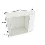 Туалетный столик с радиусным фасадом P700.50 L/R