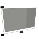 Панель стеновая в эмали (над тумбой ТВ) LE136.2