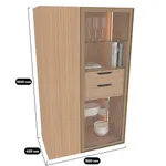 Шкаф с подсветкой R256