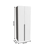 Шкаф 2 дверный, фасады в эмали LE210.60-2