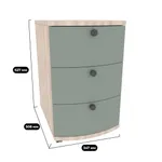 Тумба выкатная P705 для стола P713