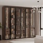 Шкаф со стеклянными фасадом с подсветкой R220.2