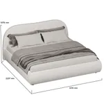 Кровать двуспальная мягкая ДРИМ с подъемным механизмом, 200x200