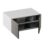 Антресоль на шкафы, фрезерованные фасады в эмали LE461.61