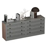 Комод с ящиками узкий с эмалевой столешницей A728.45ES