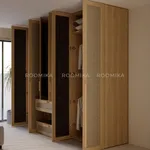 Шкаф двустворчатый, фасады натуральный ротанг  L210.60-4