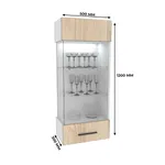 Шкаф навесной с подсветкой L360 L/R