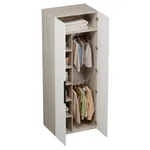 Шкаф 2 дверный, фрезерованные фасады в эмали LE210.60-4