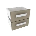 Комплект из двух ящиков для ниши сквозных стеллажей E082