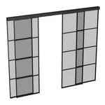 Перегородка для зониования пространства, стекло Сатинато GRACE 19