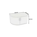 Тумба для обуви радиусная узкая P462 L/R