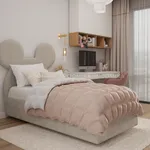 Кровать односпальная мягкая МИККИ с подъемным механизмом, 90x190