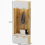 Ниша с крючками с подсветкой L420 L/R