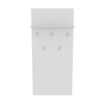 Панель широкая с полкой и крючками L177