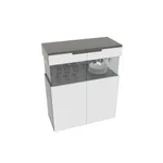 Винный шкаф с подсветкой, фасады в эмали LE200