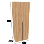 Шкаф двустворчатый L210.60-3