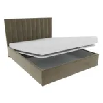 Кровать двуспальная мягкая ЛИБЕРТИ с подъемным механизмом, 160x200