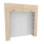 Ниша для кровати с секциями L407.44