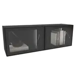 Антресоль с двумя откидными стеклянными дверями R312.35ST с подсветкой