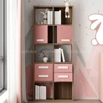 Стеллаж сквозной книжный на 10 ниш с ящиками E810