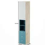 Шкаф однодверный с нишей и ящиками L224