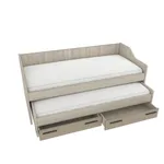 Кровать с выдвижным спальным местом L910.190, 90x190