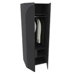 Шкаф 2 дверный, фрезерованные фасады в эмали LE210.60-2