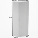 Шкаф угловой с перемычкой A218.1P