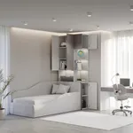 Шкаф с нишей с подсветкой, фасады в эмали LE212.3-90