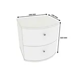 Тумба прикроватная 2 ящика P701