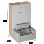 Шкаф-кровать трансформер L950-60.90, 90x200