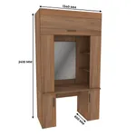 Стол туалетный с секцией и зеркалом L404.60