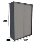 Шкаф-купе U161 тип 2