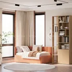 Кровать с подъемным механизмом и ящиком для белья LINE М1, 90х160