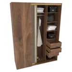 Шкаф-купе ХG181.60-1, профиль INTEGRO, фасад МДФ/зеркало серебро