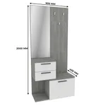 Комплекс панель с зеркалом LG-1000 L/R