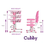 Комплект Cubby Парта и стул-трансформеры Lupin WB