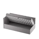 Кровать с подъемным механизмом и ящиком для белья ЛАЙН М1